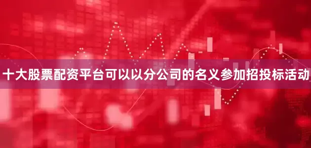 十大股票配资平台可以以分公司的名义参加招投标活动